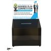 Tipbox Trinkgeld Box, schwarz, mit A4-Acrylhalter für Info #2