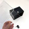 Tipbox Trinkgeld Box, schwarz, mit A6-Acrylhalter für Info #5