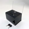 Tipbox Trinkgeld Box, schwarz, mit A6-Acrylhalter für Info #1