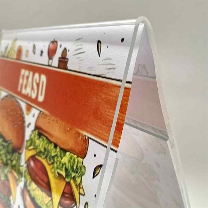 A-Menuholder, vertikal A4 akryldisplay, doppelseitig #5