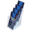 Tisch- und Wandprospekthalter aus Acryl, 4 x M65 #1