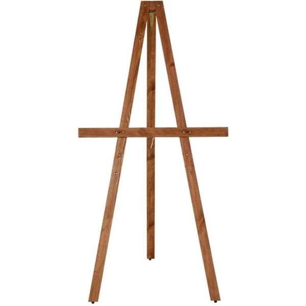 Holzstaffelei, 165cm. Dunkles Holz #1