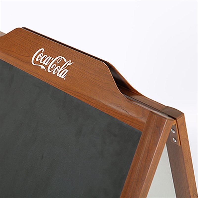 A-Board Wood look kundenstopper mit dekorativem Top - Holzoptik #4