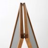 Wooden Kreidetafel Kundenstopper aus Holz, dunkel gebeizt, mit Stahlbrett, 46 x 68 cm #7