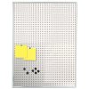 Kombi-Informationstafel, 9mm Aluminiumprofil mit Stahl-/Kork-Rückplatte, silber - 9 x A4 #1