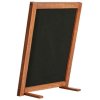 Wooden Kreidetafel für Tisch aus Holz mit Füßen. Dunkles Holz - A5 - 12,7 x 17,8 cm #4