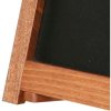 Wooden Kreidetafel für Tisch aus Holz mit Füßen. Dunkles Holz - A5 - 12,7 x 17,8 cm #3