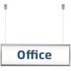 Doppelseitiges Hängeschild, 1 Lage - 50x10,5 cm #1