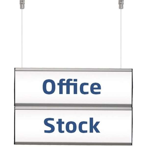 Doppelseitiges Hängeschild, 2 Schichten - 50x21 cm #1