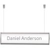 Doppelseitiges Hängeschild, 1 Lage - 50 x 7,4 cm #1