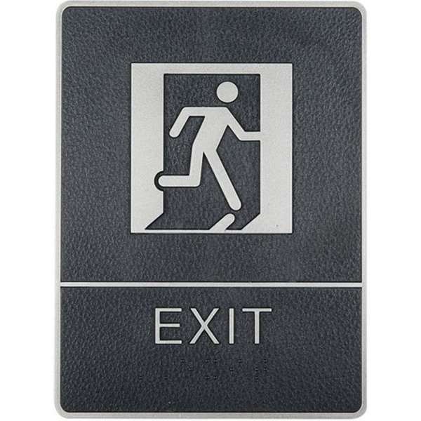 Symbol, Türschild, Mit, Blindenschrift - Exit #1