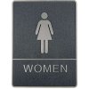 Symbol, Türschild, Mit, Blindenschrift - Damen #1