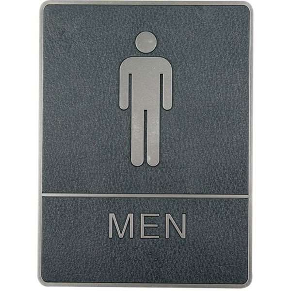Symbol, Türschild, Mit, Blindenschrift - Herren #1