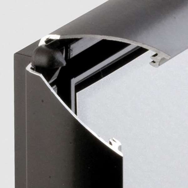 Opti Klapprahmen mit 25mm Aluminiumprofil, schwarz - A3 #3