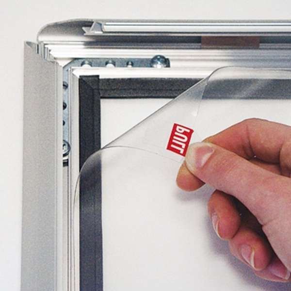 Watersafe Klapprahmen mit 35-mm-Aluminiumprofil, Silber - A1 #2