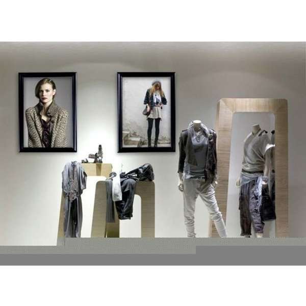 Klapprahmen mit 40mm Antik-Aluminiumprofil, schwarz - 50 x 70 cm #7