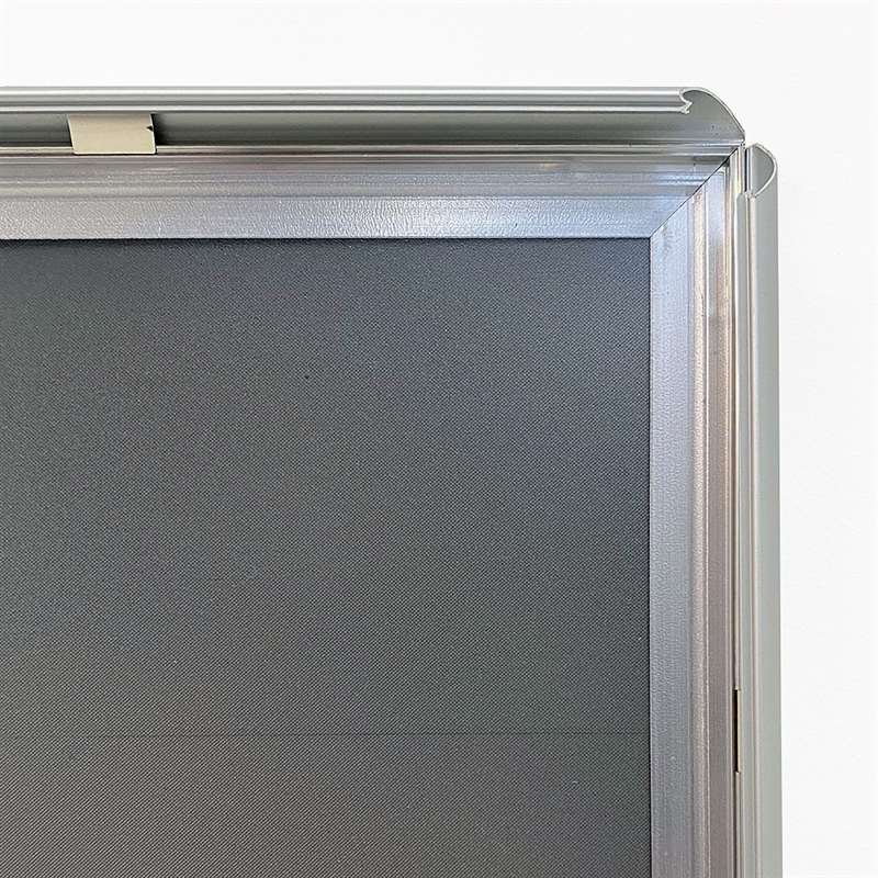 Klapprahmen mit 17mm Aluminiumprofil, silber - 70 x 100 cm #5