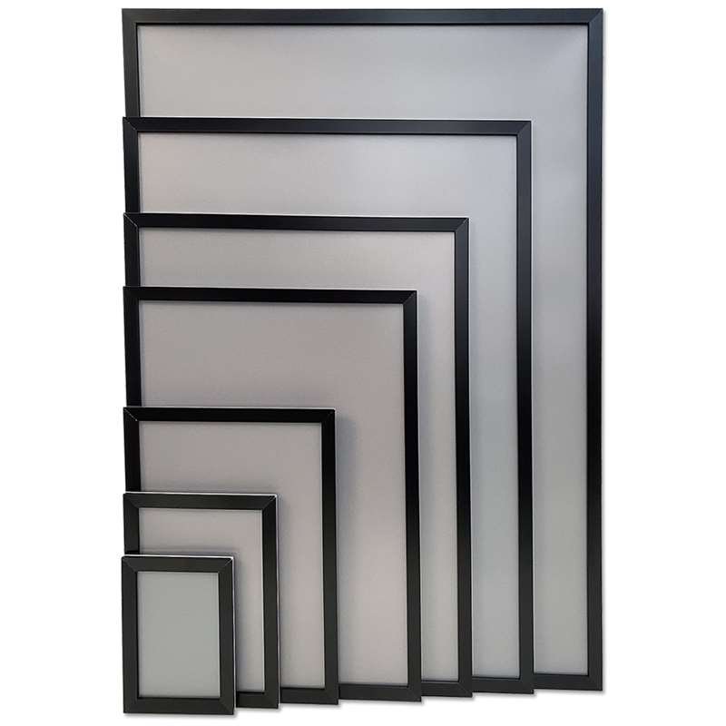 Klapprahmen mit 20mm Aluminium-Flachprofil, schwarz - A1 #7