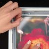 Klapprahmen mit 32mm Aluminium-Rondo-Profil, silber - A0 #4