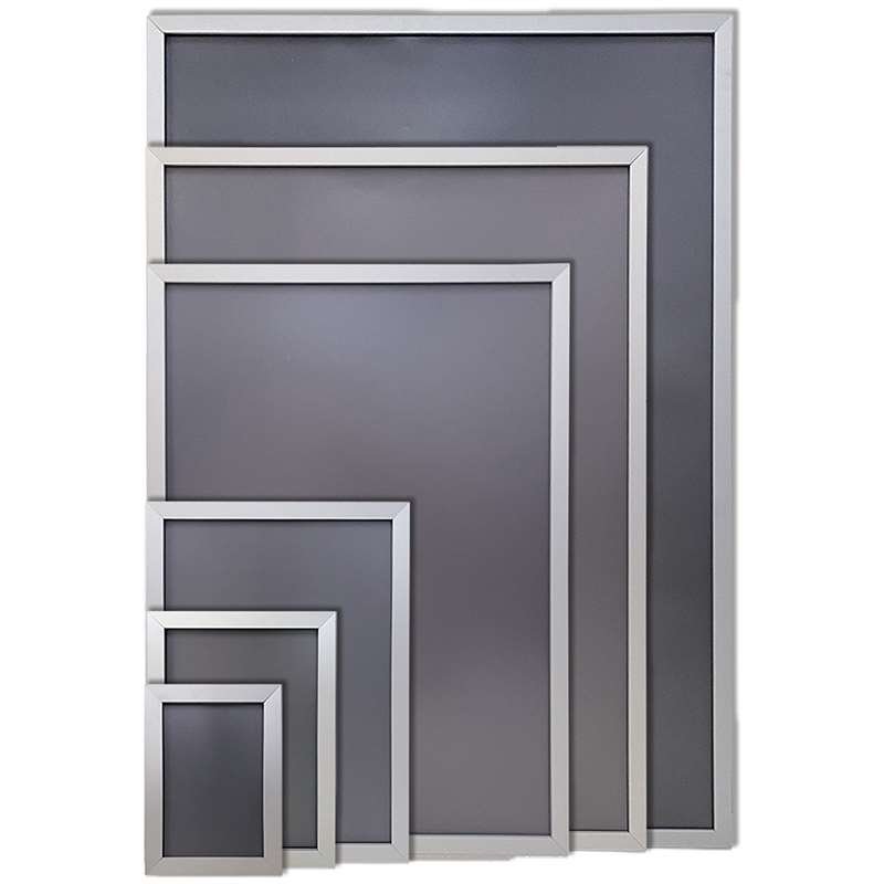 Klapprahmen mit 20mm Aluminium-Flachprofil, silber - 70 x 100 cm #7