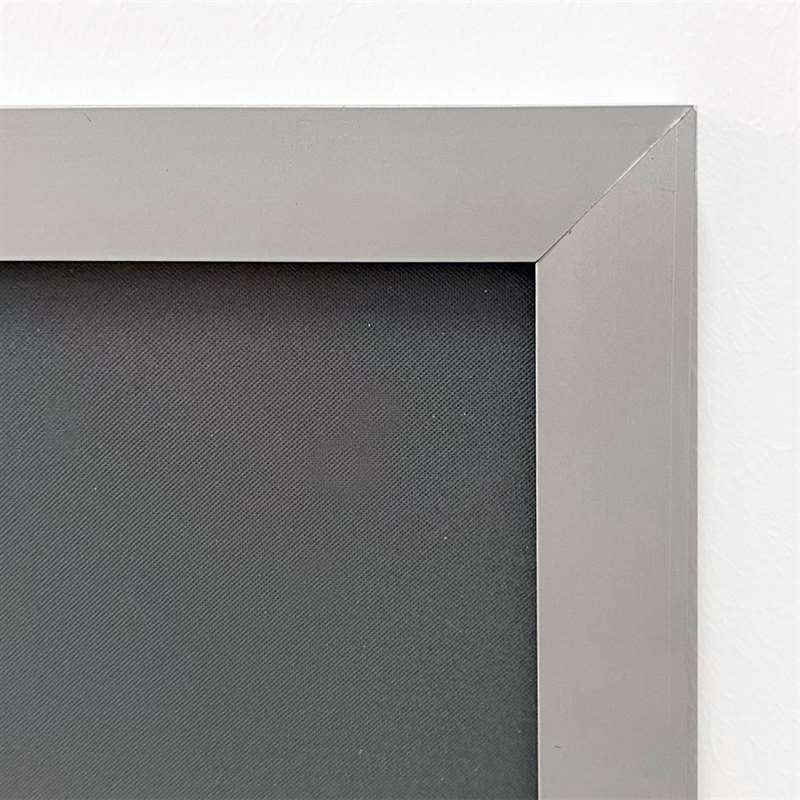 Klapprahmen mit 20mm Aluminium-Flachprofil, silber - 70 x 100 cm #2