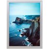 Klapprahmen mit 20mm Aluminium-Flachprofil, silber - 70 x 100 cm #1