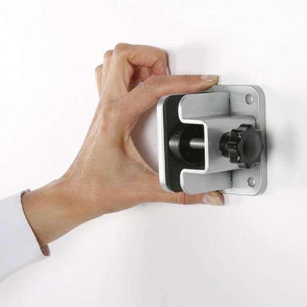 Universal-Klemmsatz für Hygieneabschirmung, 2 Plattenhalter für Wand oder Decke #4