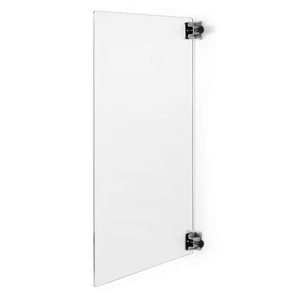Universal-Klemmsatz für Hygieneabschirmung, 2 Plattenhalter für Wand oder Decke #10