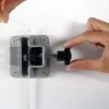 Universal-Klemmsatz für Hygieneabschirmung, 2 Plattenhalter für Wand oder Decke #8
