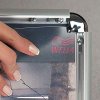 Klapprahmen mit 25mm Aluminium-Rondo-Profil, silber - A5 #6