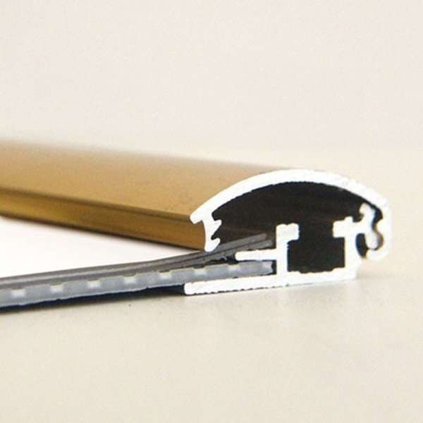 Klapprahmen mit 25mm Aluminiumprofil, gold poliert - A1 #5