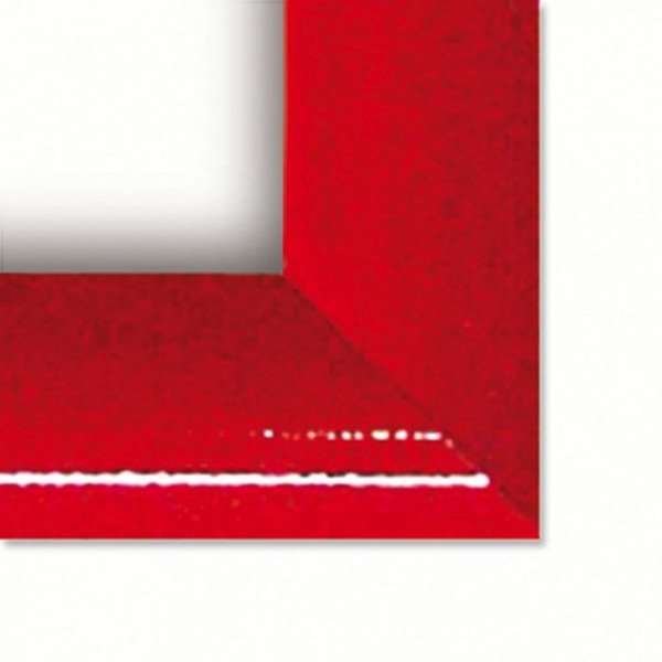 Klapprahmen mit 25mm Aluminiumprofil, rot - A4 #2
