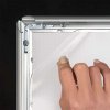 Klapprahmen mit 25mm Aluminiumprofil, Chrom - A4 #4