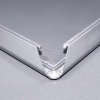Abschließbarer Klapprahmen mit 32mm Aluminiumprofil, silber - 70 x 100 cm #2