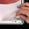Klapprahmen mit 25mm starkem Aluminium-Sicherheitsrahmenprofil, silber - A3 #3