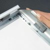 Klapprahmen mit 45mm Aluminiumprofil, silber - A0 #3