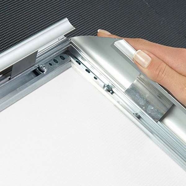 Klapprahmen mit 45mm Aluminiumprofil, silber - A0 #3
