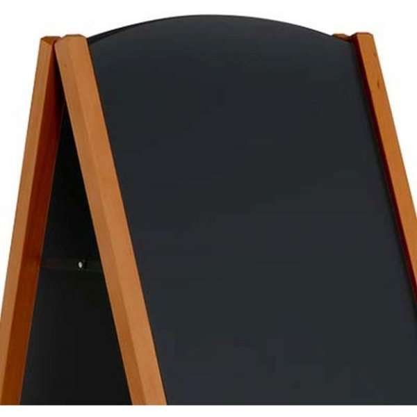 Wooden Kreidetafelschild Bow, dunkles Holz, Tafel 59 x 78 cm #5