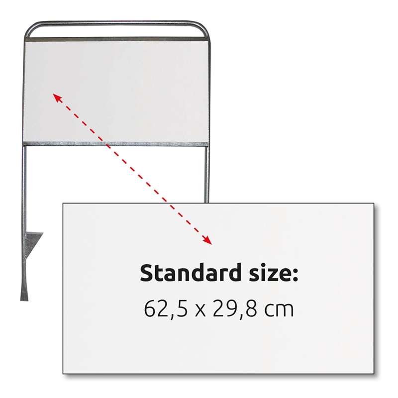 Logo schild 62,5 x 29,8 cm für Estate Sign Standard #1