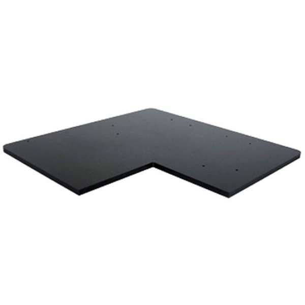 Crown Truss Regalbrett, L-Form 40x40cm schwarz #1