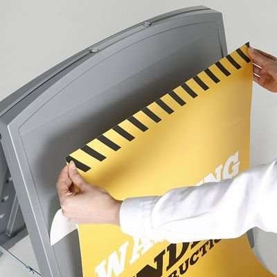 Compact Kunststoff-Kundenstopper, Mini, gelb #5