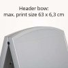 Compact Kunststoff-Kundenstopper, Mini, gelb #3