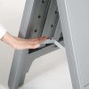 Compact Kunststoff-Kundenstopper, Mini, grau #4