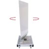 Outdoor Spin-Sign Kundenstopper - 40x79 cm - weiß #2