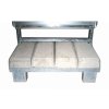 Schwerer Outdoor Kundenstopper mit Betonfuß, silver - 100x140 cm #5