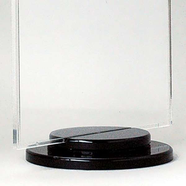 Spin Menükartenhalter vertikal - 6xM65 Flyer - 9,9x21 cm - schwarz #2