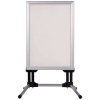Wind-Line Budget Kundenstopper - 50 x 70 cm - Silber #15