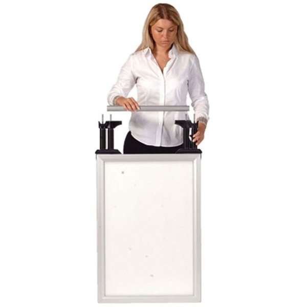 Wind-Line Budget Kundenstopper - 50 x 70 cm - Silber #10