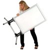 Wind-Line Budget Kundenstopper - 50 x 70 cm - Silber #12