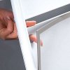 Ellipse Lux Kundenstopper mit Logo schild - A1 - weiß #3